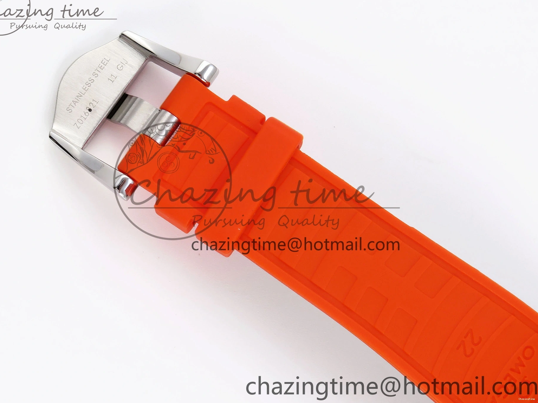 0313 Premium SEAMASTER PLANET OCEAN 6000M ULTRA DEEP 45.5MM SS TF 1:1 BEST EDITION GRAY DIAL ORANGE BEZEL ON RUBBER STRAP A 7761